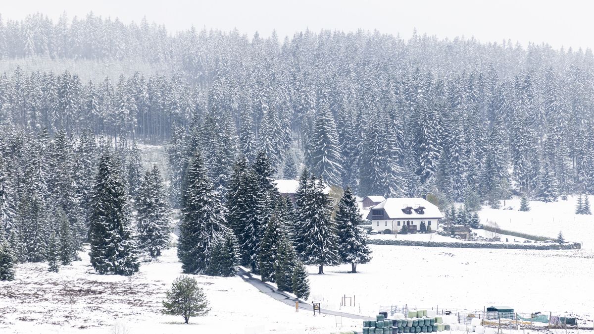 Fotky: Do Česka se vrátila zima